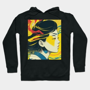 Vintage Vietnamese girl Hoodie